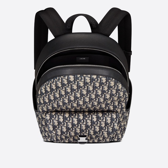 Dior Explorer Backpack Beige & Black Dior Oblique Jacquard C - Picture 5 of 12